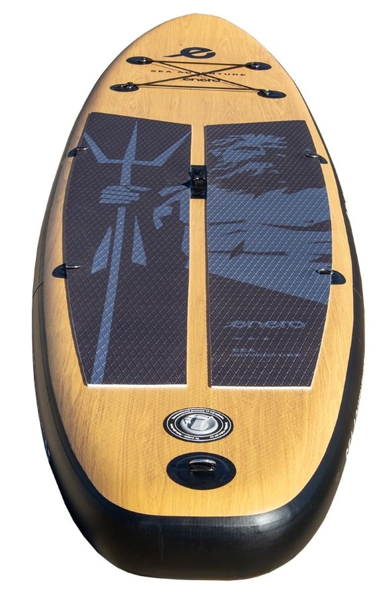 Enero, deska SUP dmuchana, neptun wooden set, 145 kg, 320-76-15 cm