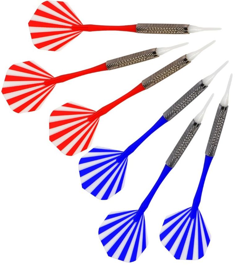 Enero, elektroniczna tarcza do darta, niebieska, 43 cm