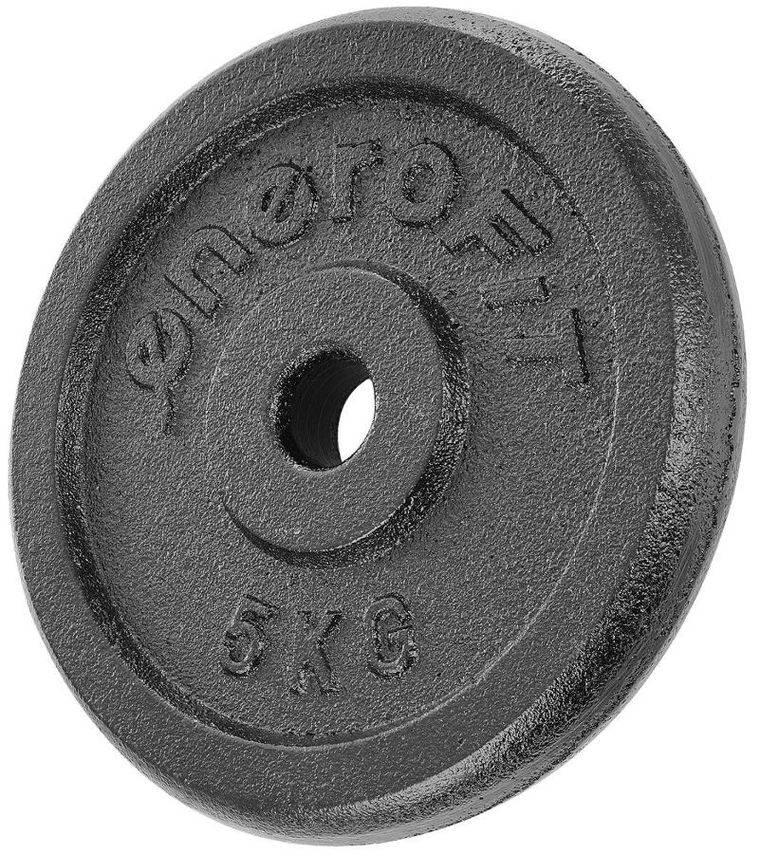 Enero Fit, FI26,5, obciążenie żeliwne, czarne, 5 kg