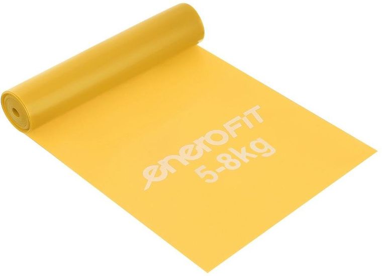 Enero fit, taśma treningowa do ćwiczeń pilates, 2000-150-0,25mm 5-8kg, żółta