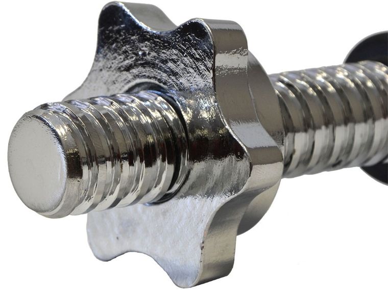 Enero Fit, zacisk na gryf, chrom, ⌀25,4 mm, 2 szt.