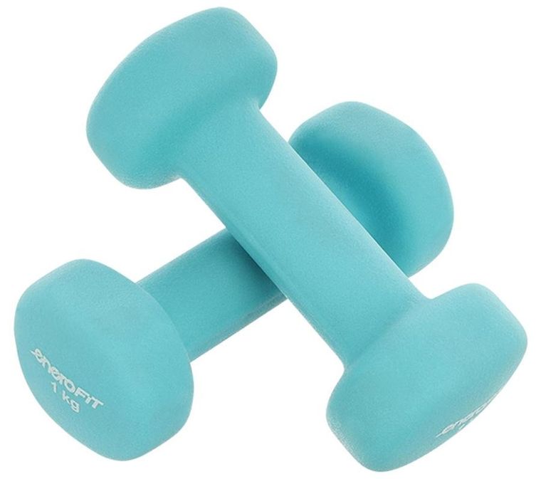 Enero Fit, zestaw hantli neoprenowych, 1 kg, 2 szt.