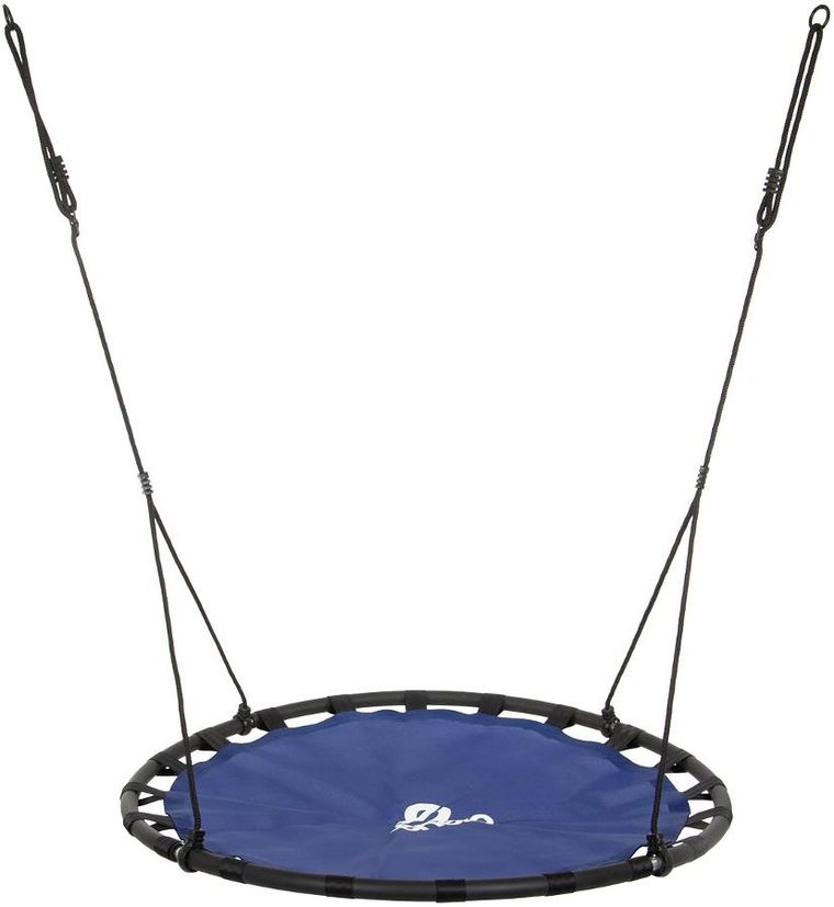 Enero, huśtawka ogrodowa, bocianie gniazdo, 120 cm, niebieska