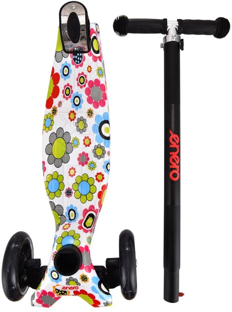 Enero, Maxi Flowers, hulajnoga 3-kołowa, balansowa