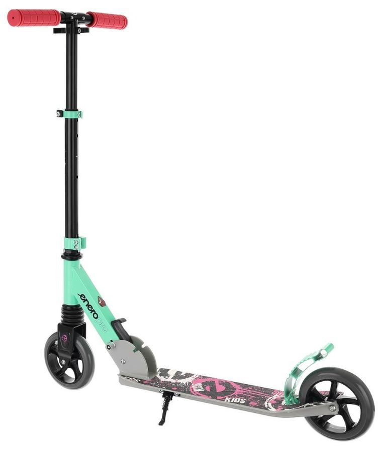 Enero Pro, Kids, hulajnoga, różowo-zielona, 145 mm