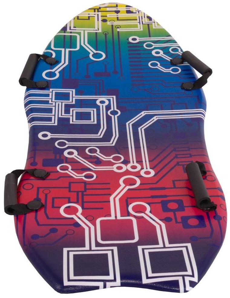 Enero, ślizg, zjazd piankowy, dwuosobowy, wielokolorowy, 122-51-2,2 cm