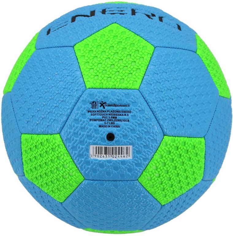 Enero, Softtouch, piłka nożna plażowa, niebieska, rozmiar 5