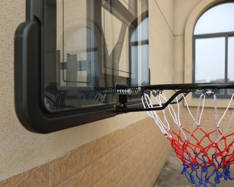 Enero, tablica do koszykówki z obręczą, 110-75 cm