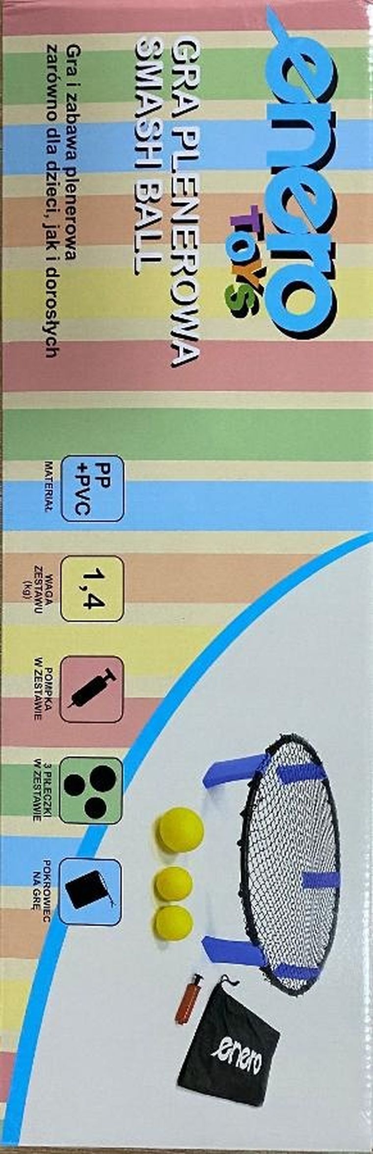 Enero Toys, zestaw do gry plenerowej Smash Ball