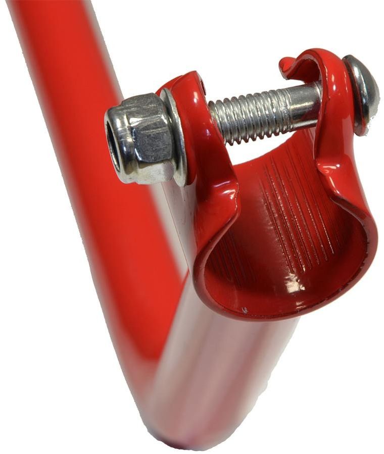 Enero, uchwyt do nauki jazdy na rowerze, czerwony