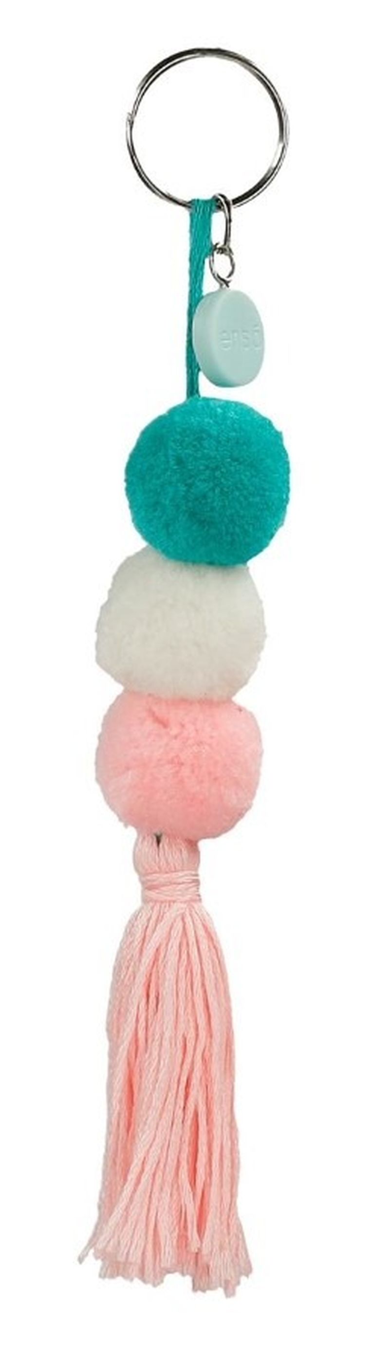 Enso, brelok do kluczy z 3 mini pomponami