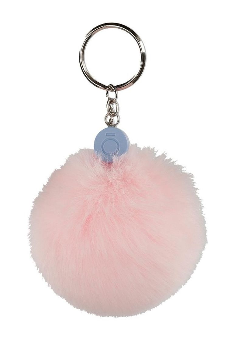 Enso, Pink, brelok do kluczy z pomponami