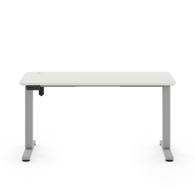 Entelo, Axio, biurko elektryczne regulowane, rozmiar 3-4, 120-60 cm, biały