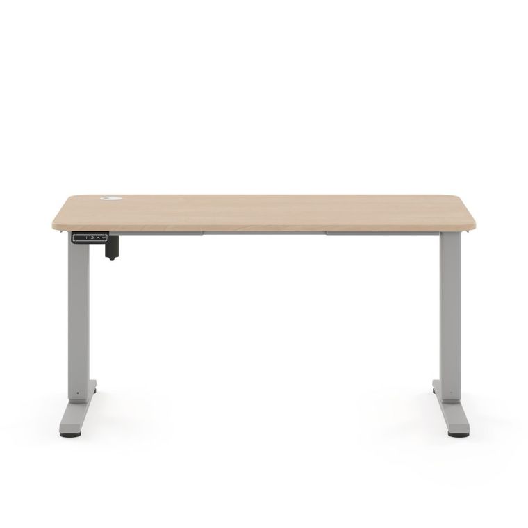 Entelo, Axio, biurko elektryczne regulowane, rozmiar 3-4, 120-60 cm, brzoza