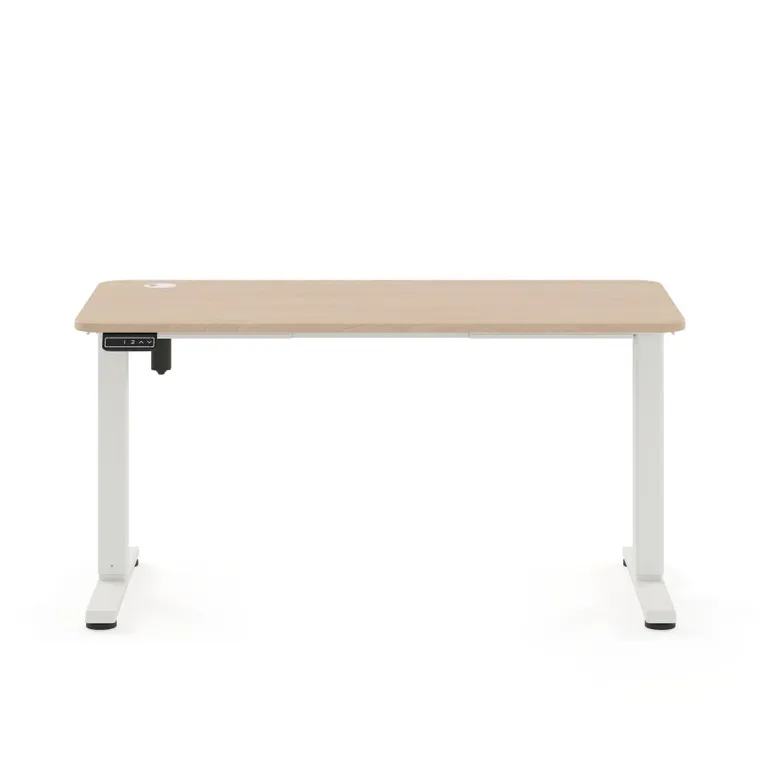 Entelo, Axio, biurko elektryczne regulowane, rozmiar 5-6, 120-60 cm, brzoza