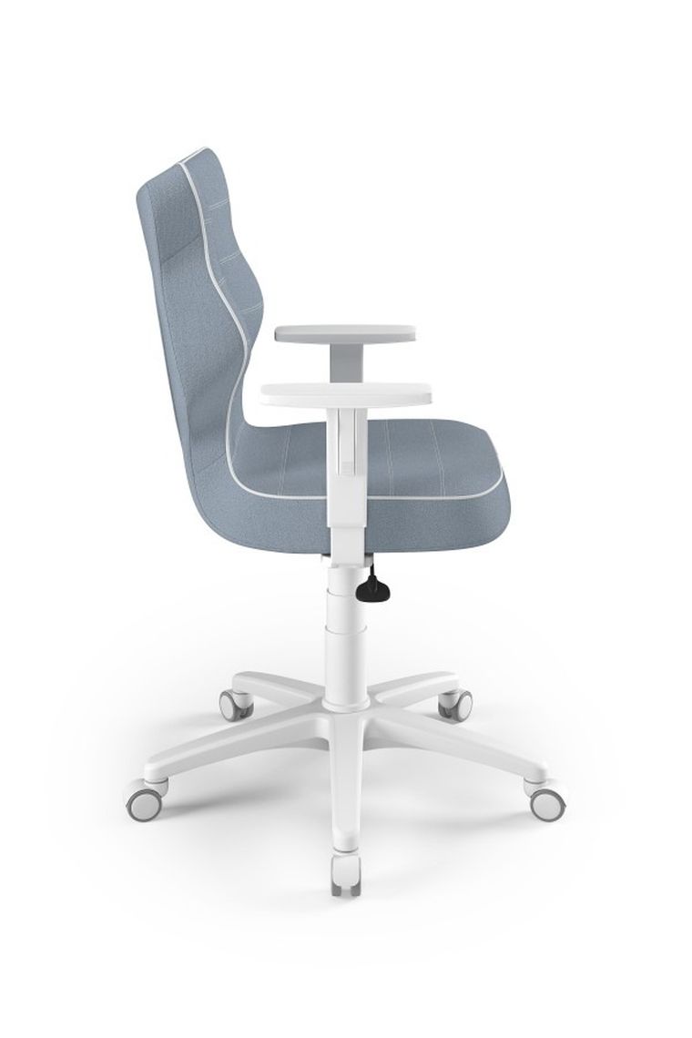 Entelo, Duo, krzesło biurowe z podłokietnikami, wzrost 159-188 cm, niebieskie