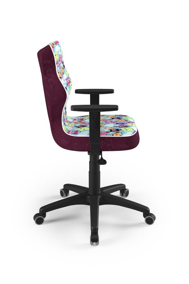 Entelo, Duo, krzesło biurowe z podłokietnikami, wzrost 159-188 cm, sowy