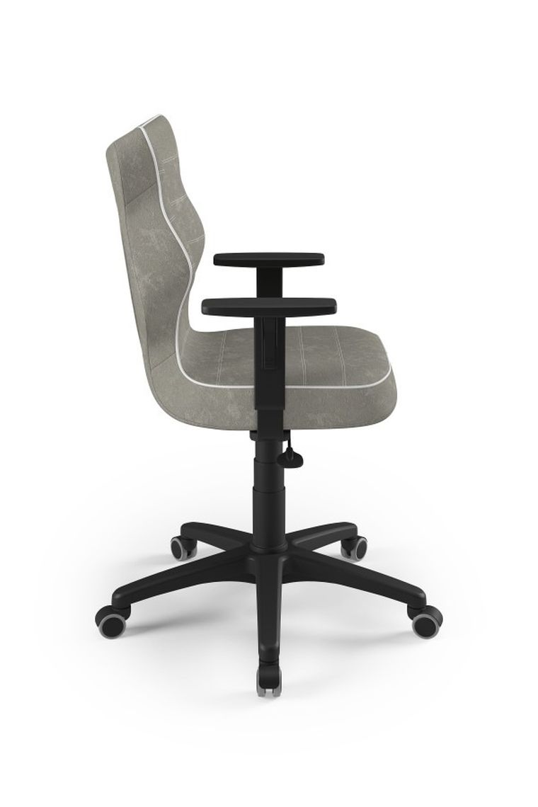 Entelo, Duo, krzesło biurowe z podłokietnikami, wzrost 159-188 cm, szare