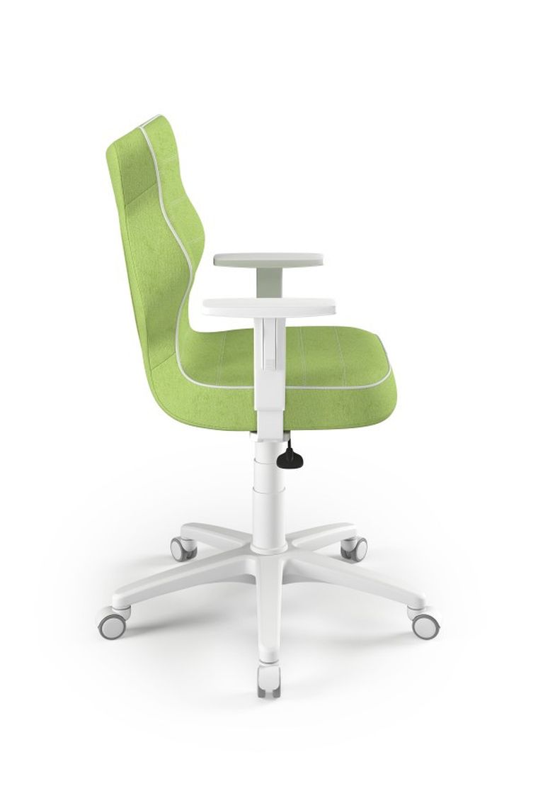Entelo, Duo, krzesło biurowe z podłokietnikami, wzrost 159-188 cm, zielone