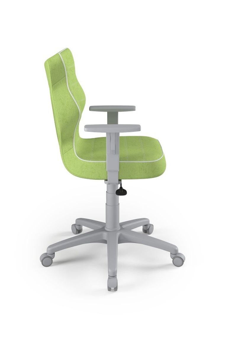 Entelo, Duo, krzesło biurowe z podłokietnikami, wzrost 159-188 cm, zielone
