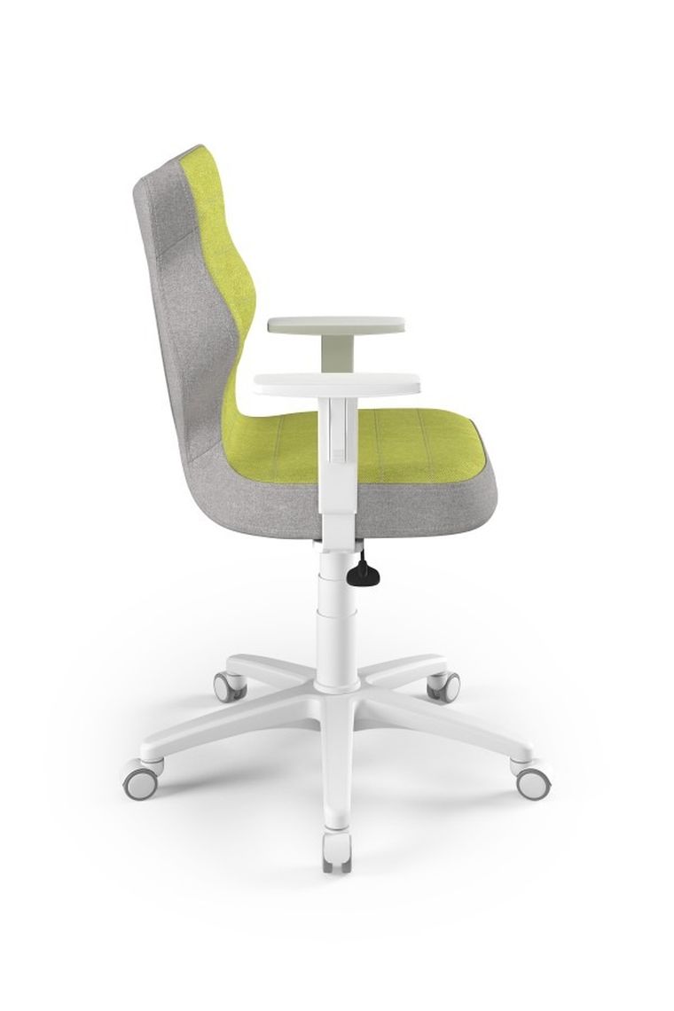 Entelo, Duo, krzesło biurowe z podłokietnikami, wzrost 159-188 cm, zielone