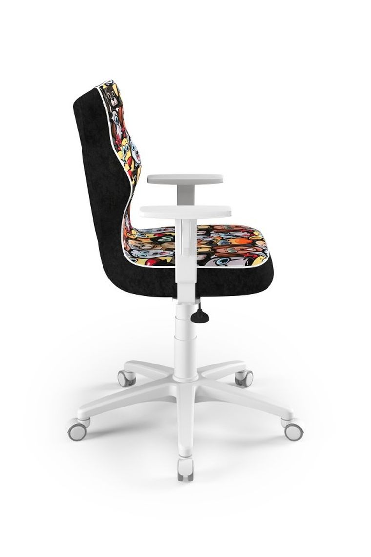 Entelo, Duo, krzesło biurowe z podłokietnikami, wzrost 159-188 cm, zwierzaki