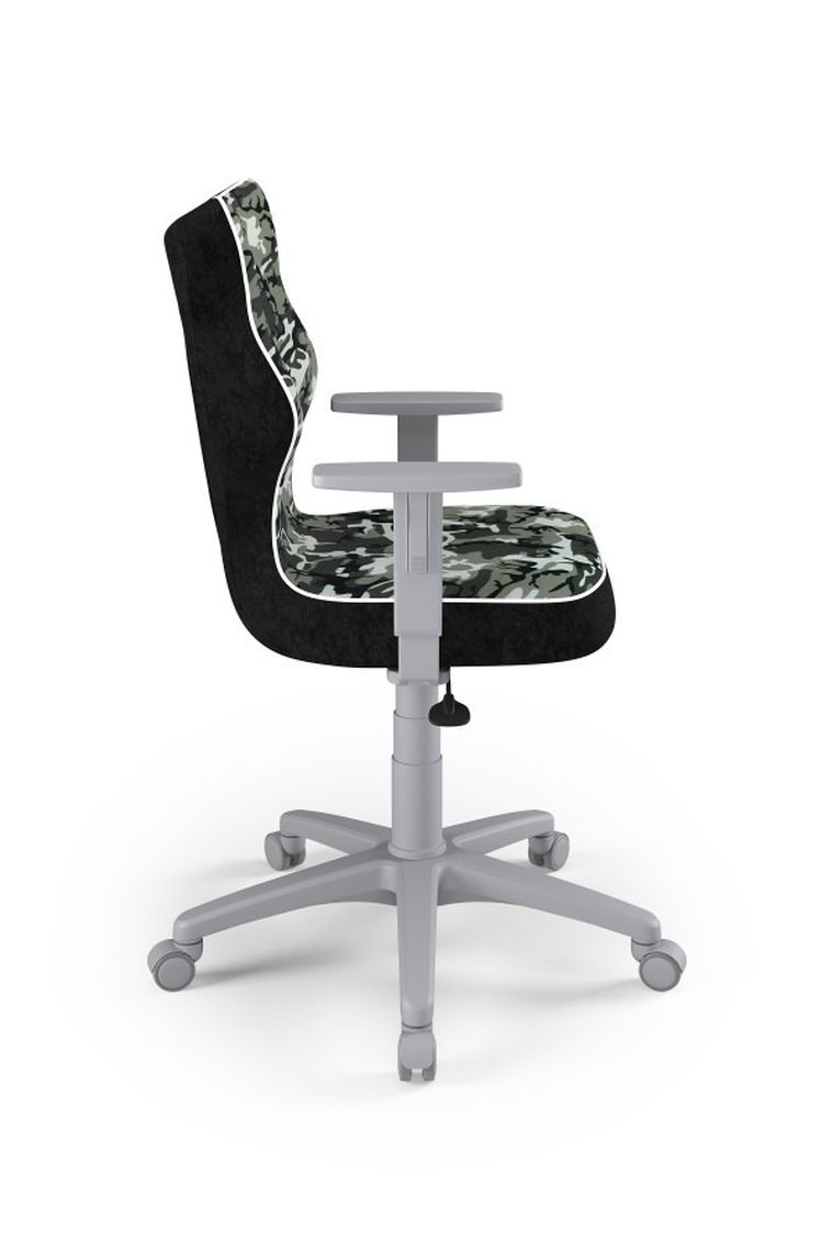 Entelo, Duo, krzesło młodzieżowe z podłokietnikami, wzrost 146-176,5 cm, moro