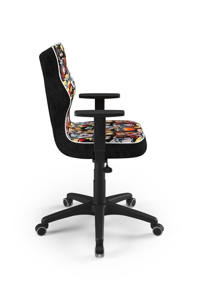 Entelo, Duo, krzesło młodzieżowe z podłokietnikami, wzrost 146-176,5 cm, zwierzaki