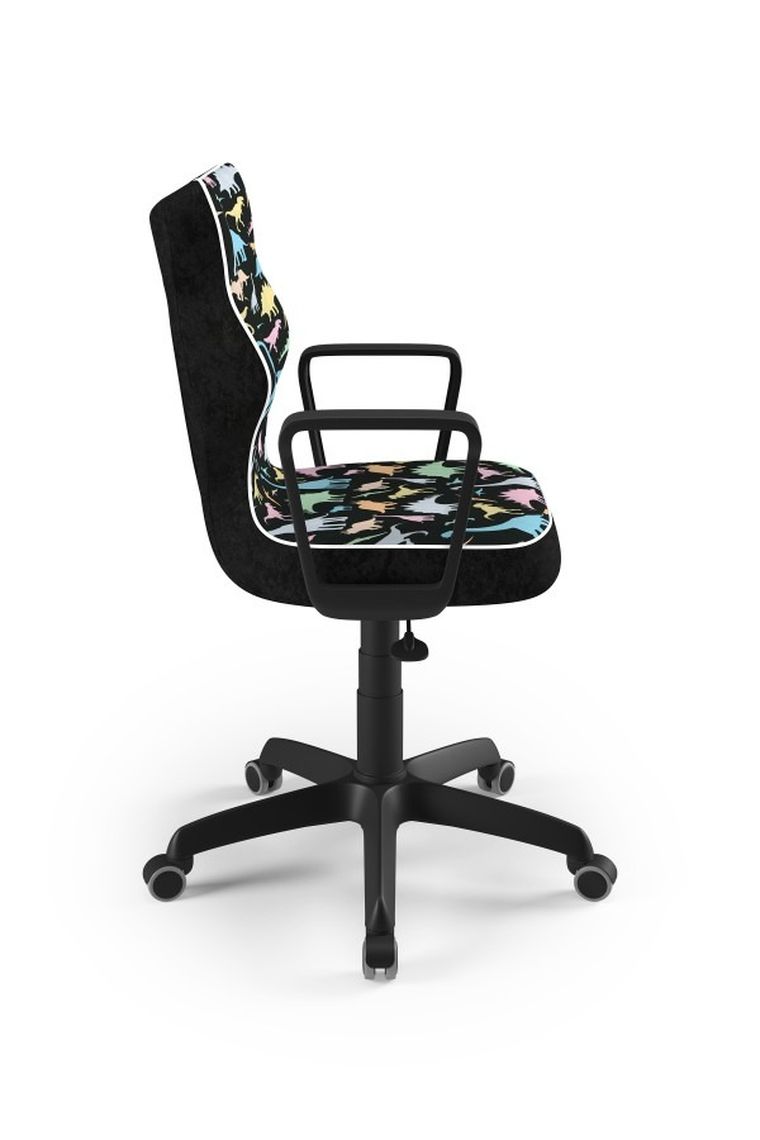 Entelo, Norm, krzesło biurowe z podłokietnikami, wzrost 159-188 cm, dinozaury