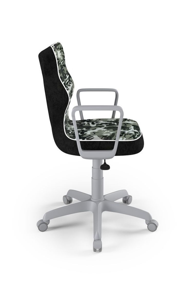 Entelo, Norm, krzesło biurowe z podłokietnikami, wzrost 159-188 cm, moro