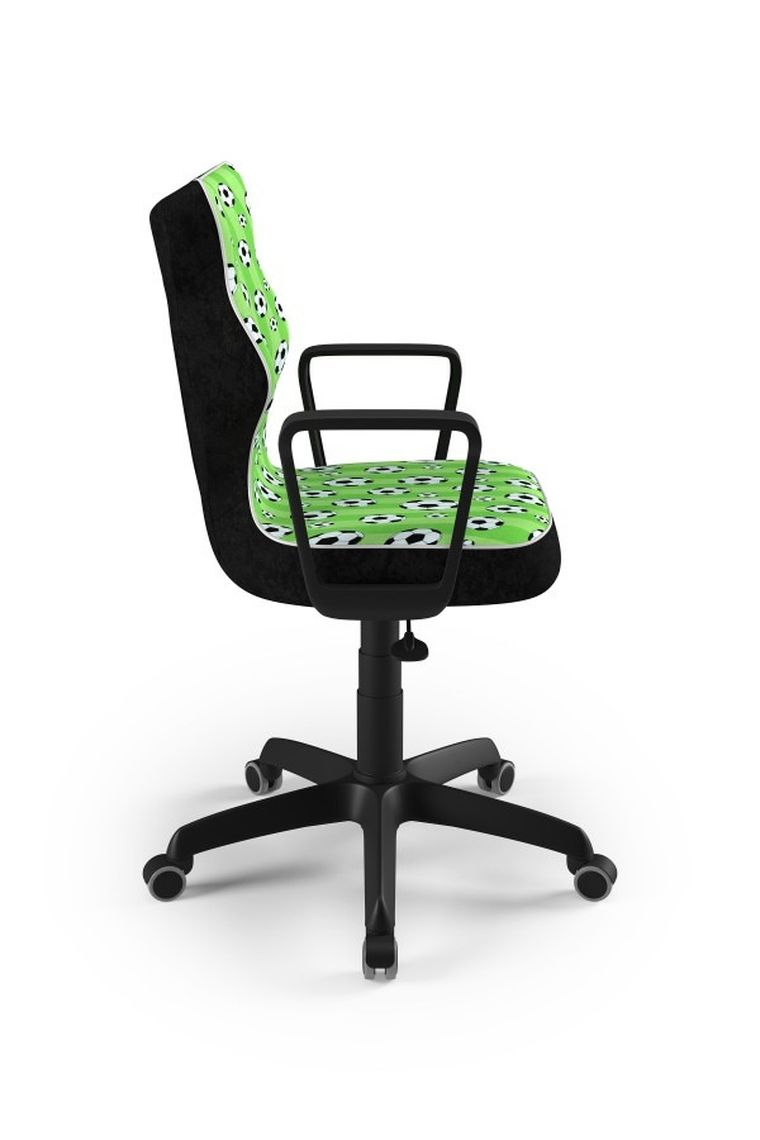 Entelo, Norm, krzesło młodzieżowe z podłokietnikami, wzrost 146-176,5 cm, piłki