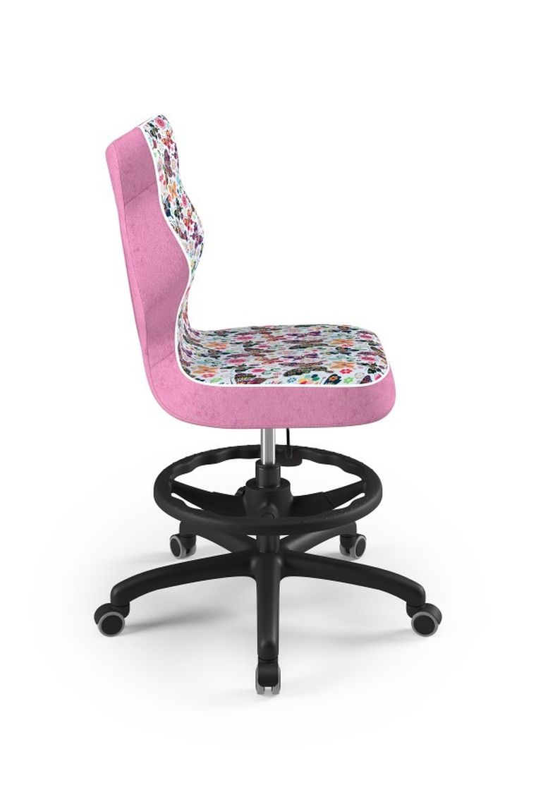 Entelo, Petit, krzesło biurowe z podnóżkiem, wzrost 159-188 cm, motylki