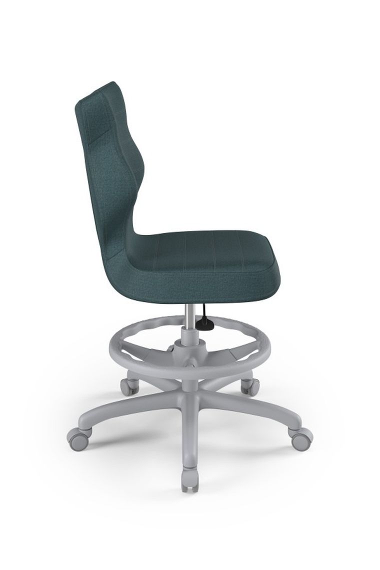 Entelo, Petit, krzesło biurowe z podnóżkiem, wzrost 159-188 cm, niebieskie