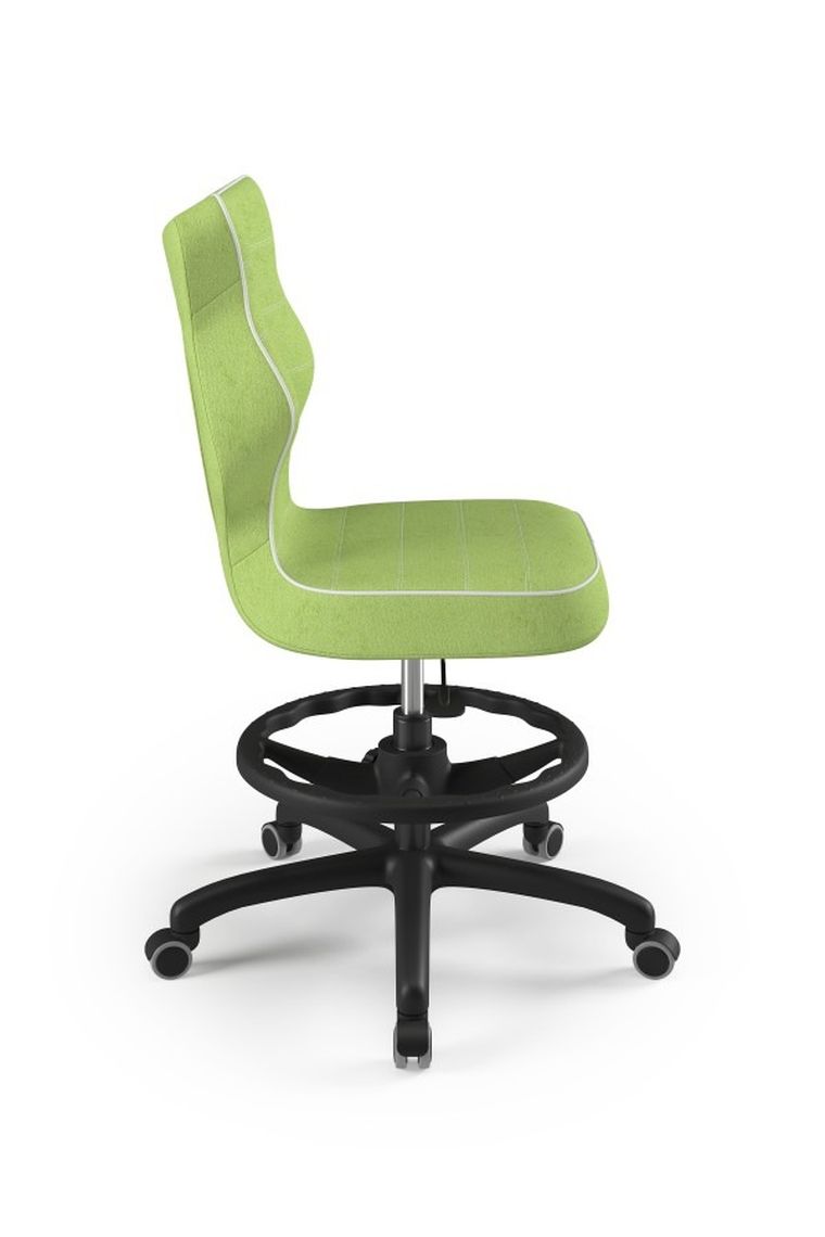 Entelo, Petit, krzesło biurowe z podnóżkiem, wzrost 159-188 cm, zielone