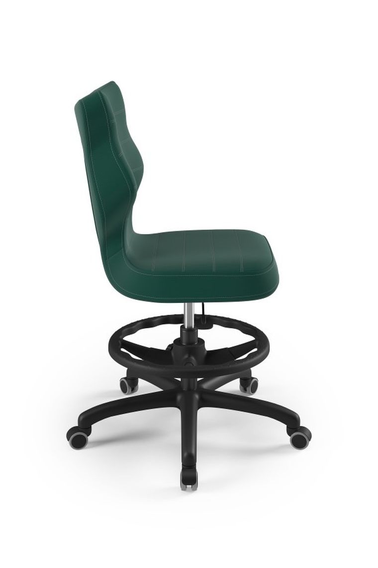 Entelo, Petit, krzesło biurowe z podnóżkiem, wzrost 159-188 cm, zielone