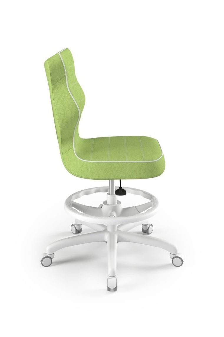 Entelo, Petit, krzesło biurowe z podnóżkiem, wzrost 159-188 cm, zielone