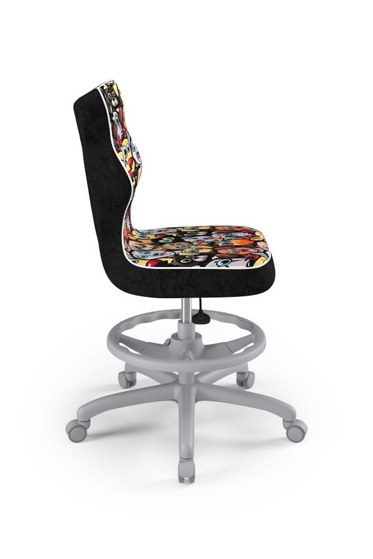 Entelo, Petit, krzesło biurowe z podnóżkiem, wzrost 159-188 cm, zwierzaki