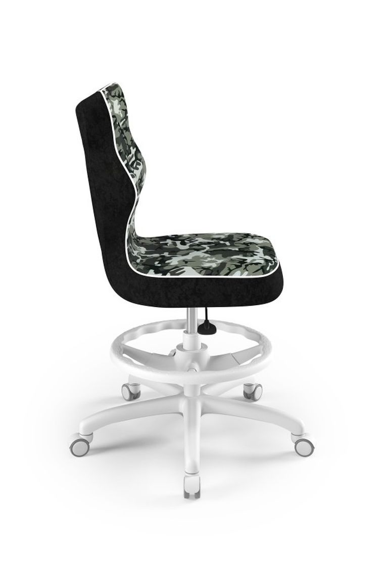 Entelo, Petit, krzesło młodzieżowe z podnóżkiem, wzrost 146-176,5 cm, moro