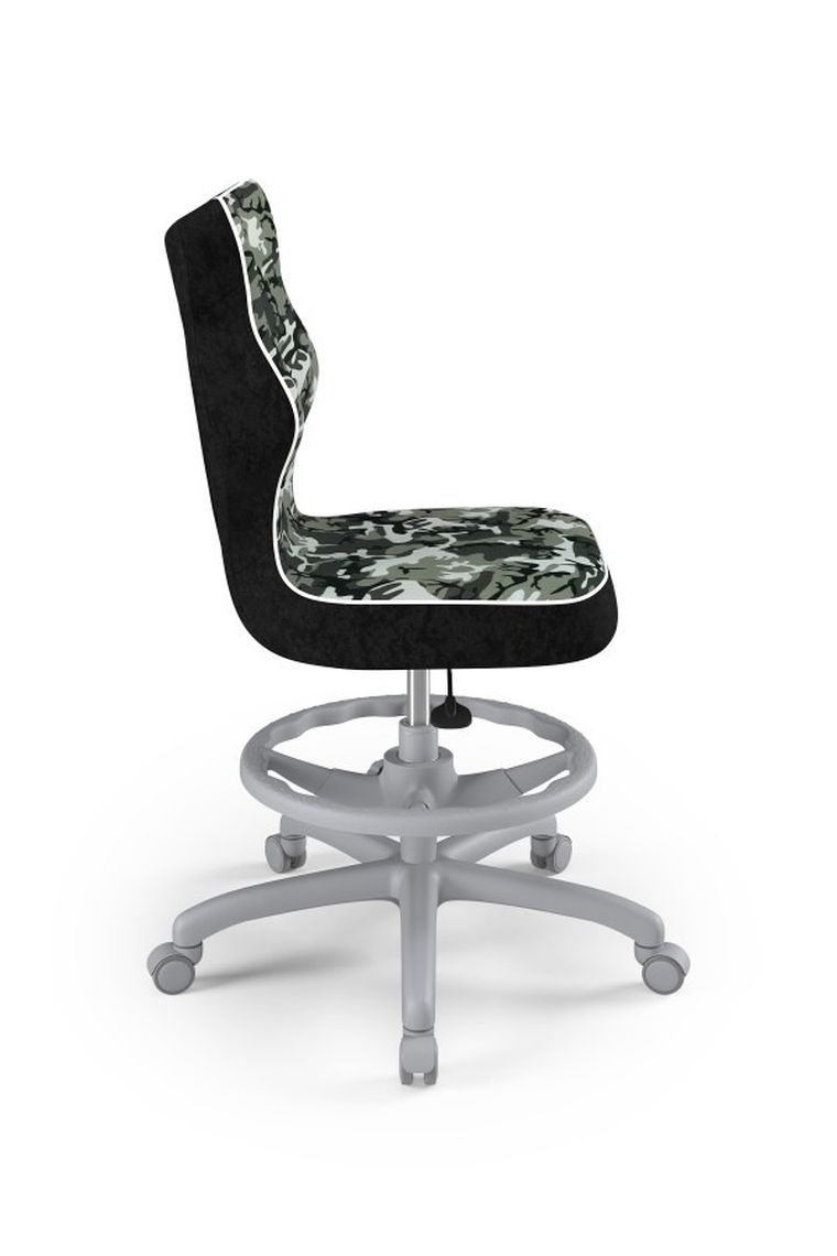 Entelo, Petit, krzesło młodzieżowe z podnóżkiem, wzrost 146-176,5 cm, moro