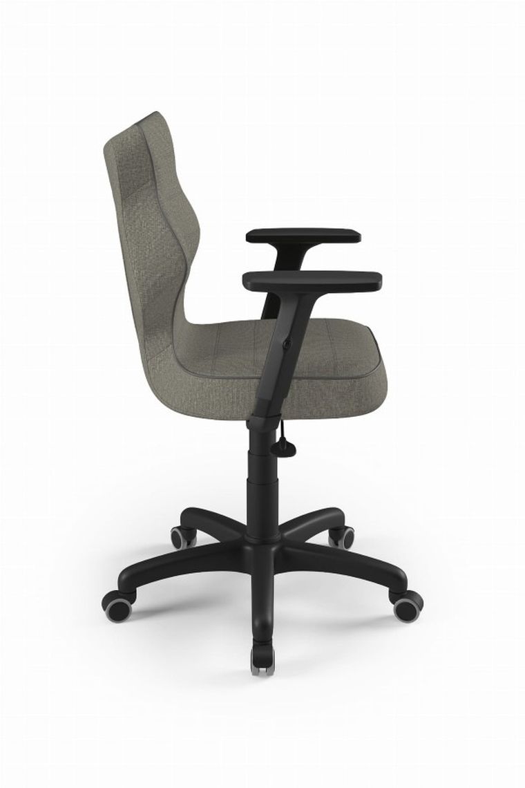 Entelo, Uni, krzesło biurowe z podłokietnikami, wzrost 159-188 cm, szary