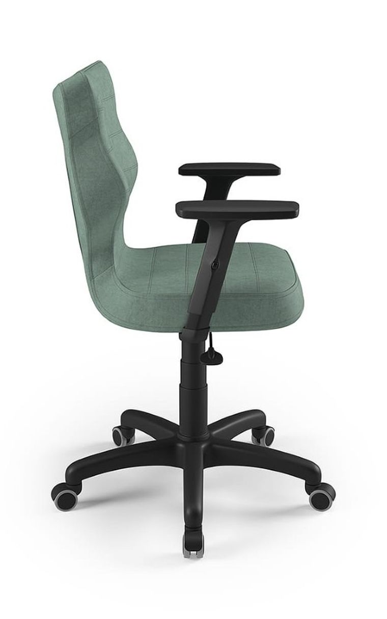 Entelo, Uni, krzesło biurowe z podłokietnikami, wzrost 159-188 cm, zielone