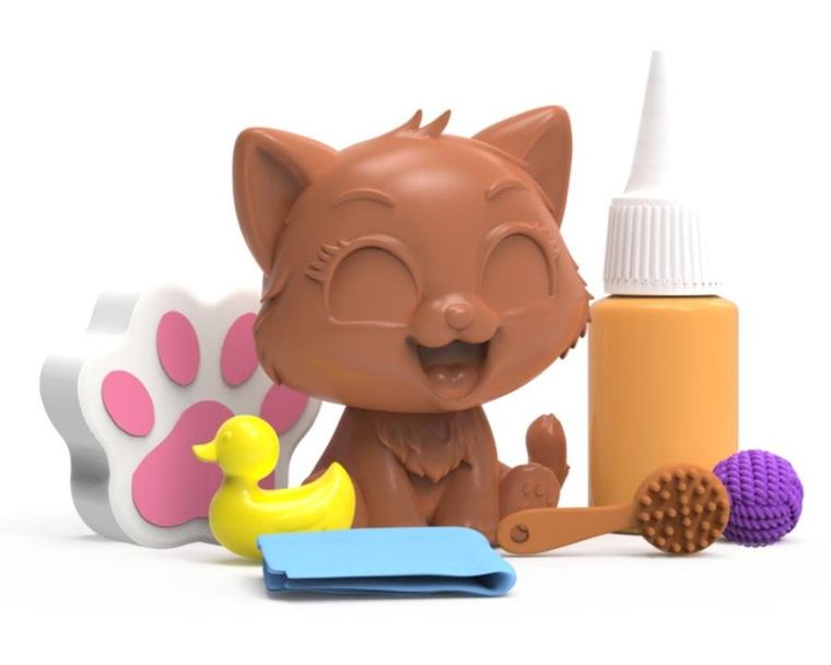 Epee, Brudaski w kąpieli, Kotki, Tytus, zestaw z figurką