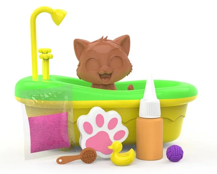 Epee, Brudaski w kąpieli, Kotki, Tytus, zestaw z figurką i wanną