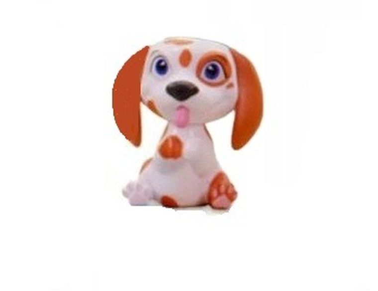 Epee, Brudaski w kąpieli, Pieski, Beagle biało-brązowy, zestaw z figurką