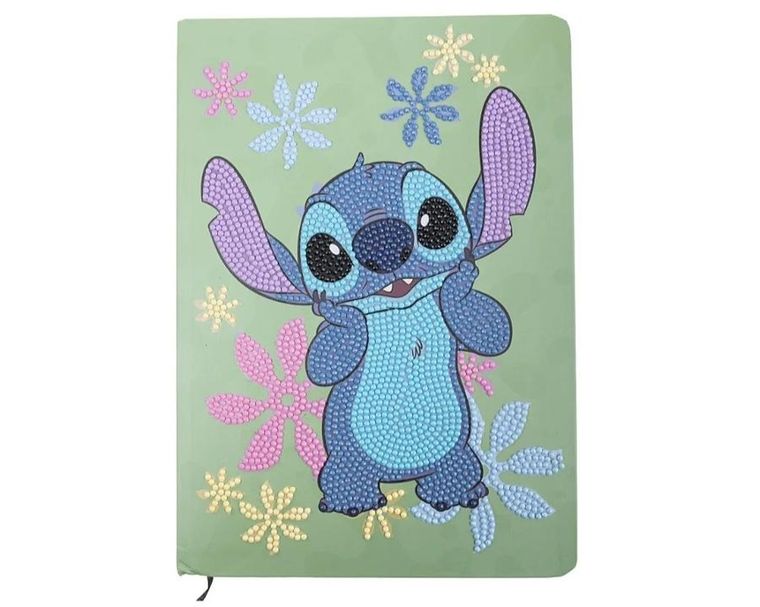Epee, Lilo i Stitch, Crystal Art, notatnik z mozaiką diamentową, 1 szt.