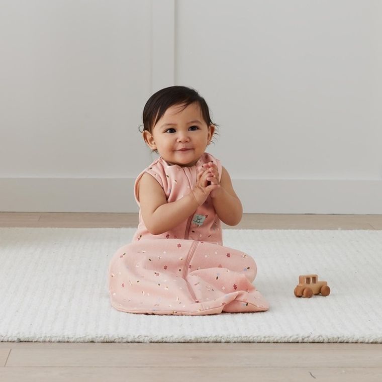 ergoPouch, Daisies, śpiworek jersey, TOG 1, 3-12 m