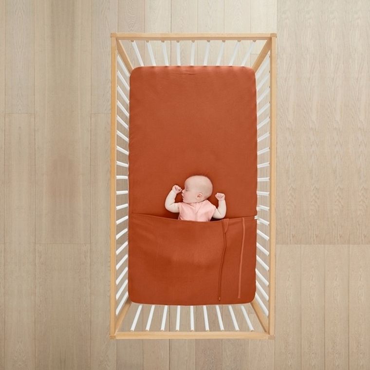 ergoPouch, kołderka nakładana na materac do łóżeczka, Rust
