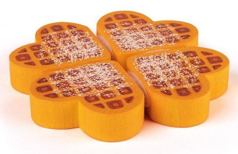 Erzi, drewniane gofry do krojenia