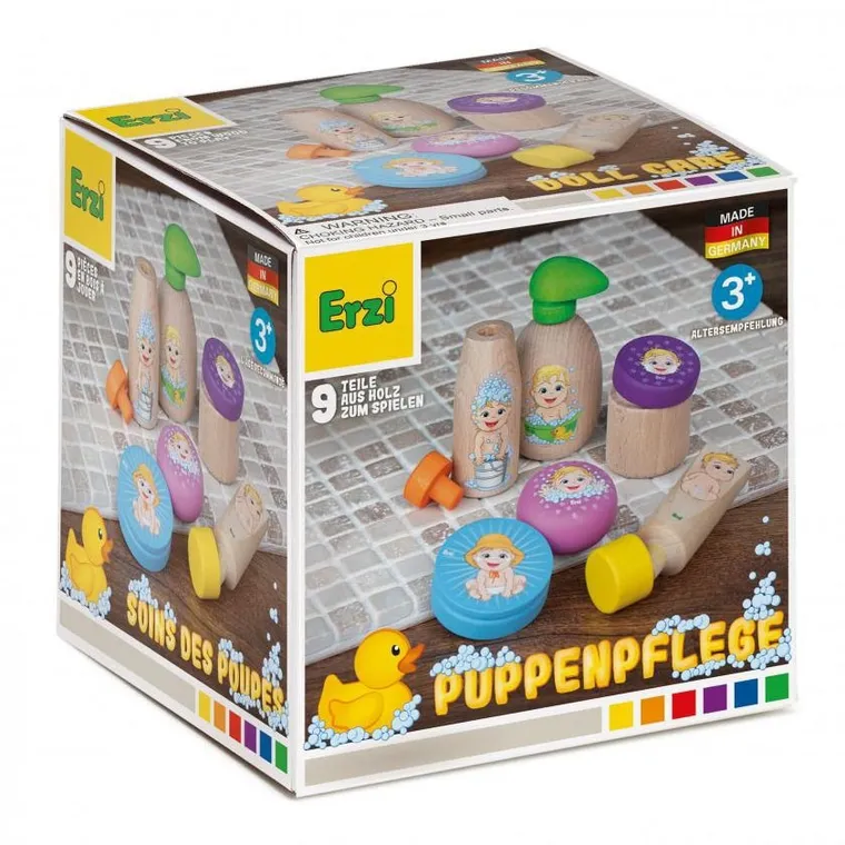 Erzi, drewniane kosmetyki dla lalek