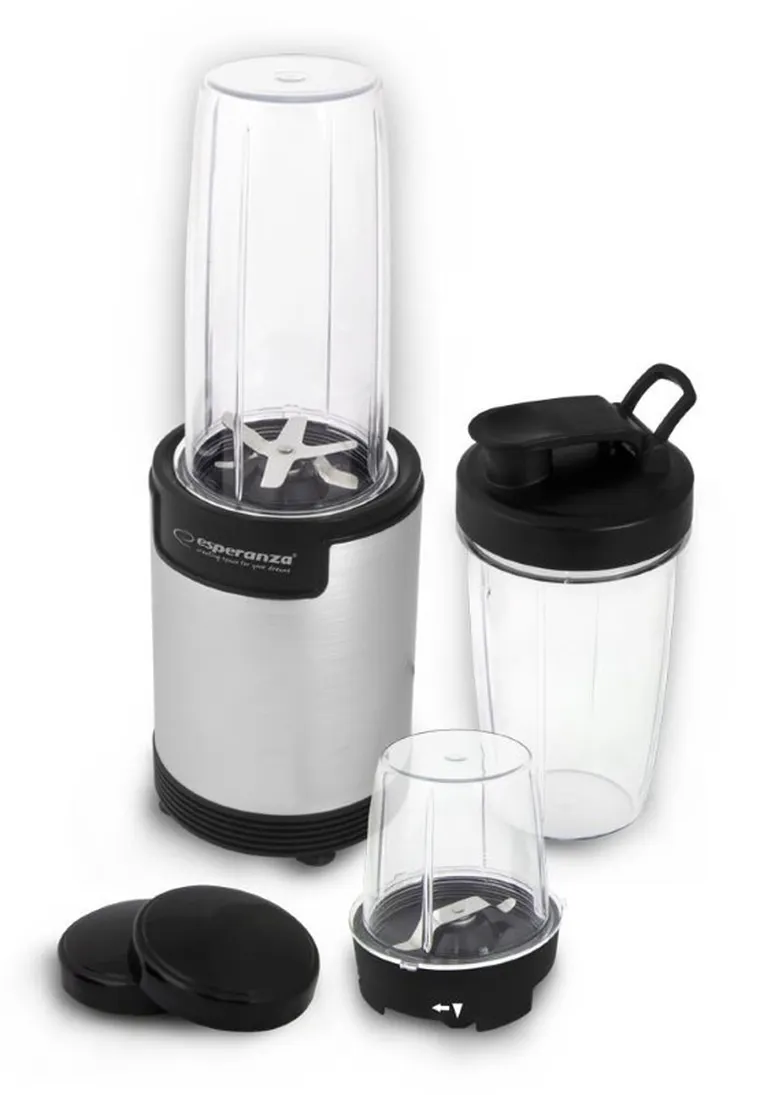 Esperanza, blender sportowy do mielenia, Nutri Bomb, EKM030, 900W, czarno-srebrny